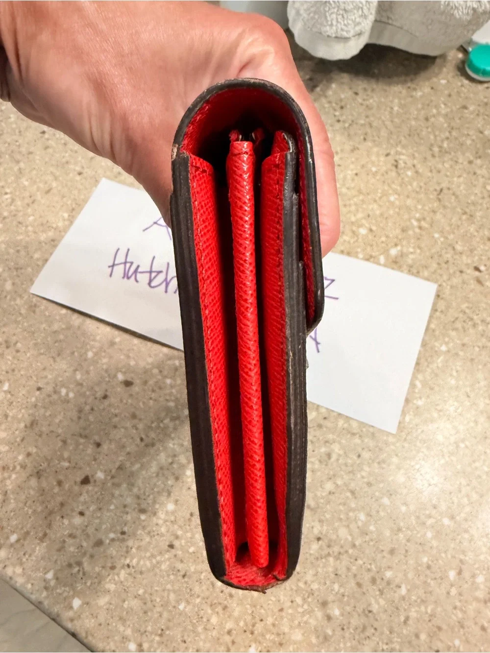 Louis Vuitton Sarah Monogram Canvas Envelope Wallet